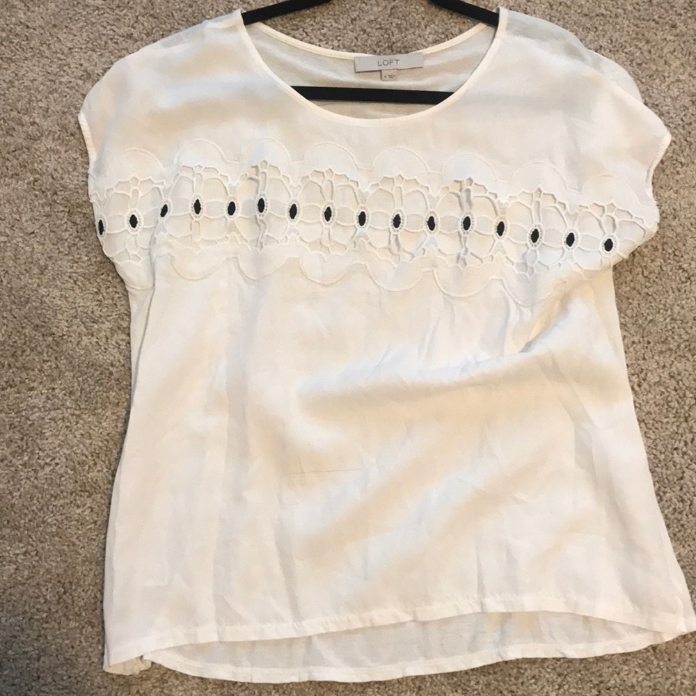 Loft Blouse with Flowers